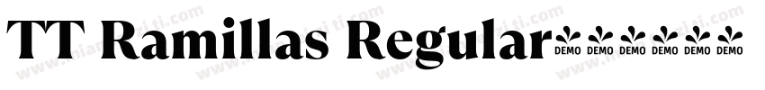 TT Ramillas Regular字体转换